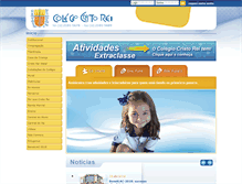 Tablet Screenshot of colegiocristoreipp.com.br